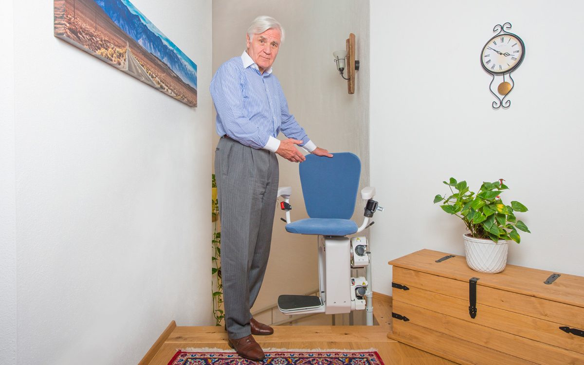 Stol za zavito stopnišče - Stopniščna dvigala